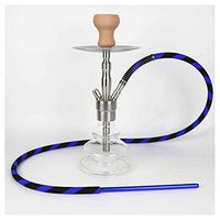 1 Hose Hookah - Shisha Medium and Small Stainless Steel Luxury Shsha Hookah - Hookah 18 Inch