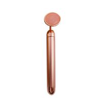 lzndeal 24K Gold Beauty Massage Stick Green Jade Massager Electric 3D Roller Face Massager Anti-Wrinkles