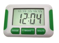 Compact Five Alarm and Countdown Pill Reminder