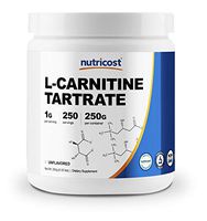 Nutricost L-Carnitine Tartrate Powder (250 Grams) - 1 Gram per Serving, 250 Servings