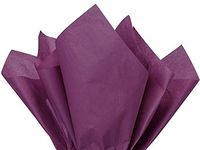 Plum Tissue Paper Squares, Bulk 24 Sheets, Premium Gift Wrap and Art Supplies for Birthdays, Holidays, or Presents by Feronia packaging, Large 20 Inch x 30 Inch