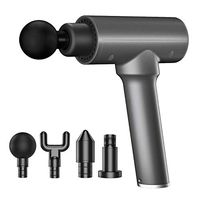 Massage Gun, Belle Deep Tissue Percussion Muscle Massager for Pain Relief Ultra Quiet Brushless Motor 5 Speed Level with 4 Massage Heads and Portable Carrying Case