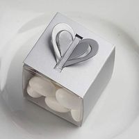 Efavormart Silver Box Wraps for Wedding Event Birthday Party Bridal Shower Anniversary Favor Decor Box Wraps -100pc