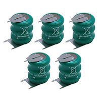 5x Varta 3/V80H 3 Pin 3.6V 80mAh NiMH Battery For circuit boards, memory safeguard, Backup Power, measuring equipment, memory backuup, real time clocks, mobile lights, lighting, industrial timepieces