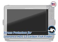 Tuff Protect Anti-Glare Screen Protectors Lowrance HDS-12 Carbon Fish Finder