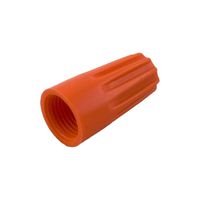 Morris Products 23173 Screw On Wire Connector, P3 Type, Orange, 22 - 14 Awg, 4 #16 w/1 #20 min: 1 #18 w/1 #20  Wire Combinations, 600V Max Voltage (Pack of 500)
