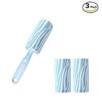 Hair Sticky Lint Roller for Pet Dog Cat Hair cloth Lint Removal fit home office car and outdoor, Lint Roller with 2 Refills 180 Total Sheets