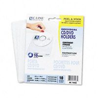 Self-Adhesive Cd Holder (10/Pack) [Set of 2]