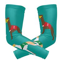 LEVEIS Whippet Race Dog Arm Sleeves UV Protection for Men Women Sunblock Protective Gloves Running Golf Cycling Driving Long Arm Cover 1 Pair