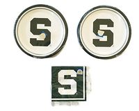 Michigan State University Spartans Party Bundle 9" Plates (16) Lunch Napkins (20)