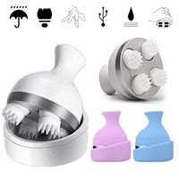 NHYXD Head Massager, Waterproof Massager, Portable USB Charging Scalp Massager, Relieve Stress and Deep Sleep,Blue