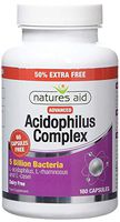 Natures Aid Acidophilus Complex 5 Billion 180 Vcaps - 5 Pack