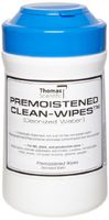 Thomas 2060 Deionized Water Premoistened Clean Sterile Wipe, 6" Length x 9" Width, 100 Wipes per Canister