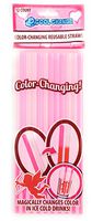 Cool Change Valentines Day Color Change Straws