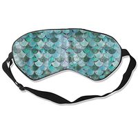 COLOMAKE Mermaid Scale Sleep Eye Mask for Men Women Sleeping Mask & Blindfold Block Out Light Soft Comfort Eye Shade Cover for Yoga Meditation