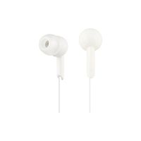 Pure Sound Sycron White Earbud Headphones Made by the All Powerful Wicked Audio - Includes 3 In-Ear Cushions for Custom Comfort