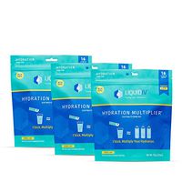 Liquid I.V. Hydration Multiplier, Electrolyte Powder, Easy Open Packets, Supplement Drink Mix (48)