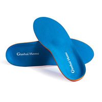 Orthotics Insoles/Inserts Arch Supports for Flat Feet/Plantar Fasciitis/Pronation/Feet Pain/Sports for Men and Women Shoes (127-BLUE, US Men(13-13.5)-12.20"-310MM)