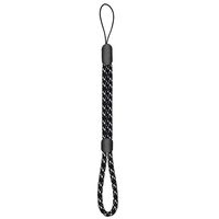 MOONQING Camera Wrist Lanyard Quick Release Buckle Mobile Phone Shell Lanyard Detachable Flashlight Wrist Strap Hanging,Black Jacquard