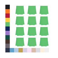 Eyeglass Cleaner Microfiber Cloth - Glasses Cleaner For All Gentle Surfaces, Touchscreens, Smartphones, Camera Lenses, LCD & HD Screens -Green, 12 Pack- By OptiPlix