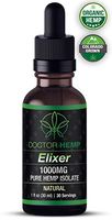 Doctor Hemp | Hemp Oil 1000mg | for Pain, Anxiety, Stress Relief and Better Sleep | 100% Natural, Vegan, Non-GMO, Organic, Colorado Grown | 30 Serv, 33mg/Serv | Natural, Unflavored