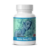 Kidney Support Supplement - Water Away Pills (Diuretic Formula) - Apple Cider Pills Dietary - 1 Bottle 60 Capsules