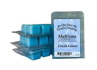 Our Own Candle Company Premium Wax Melt, Fresh Linen, 6 Cubes, 2.4 oz (4 Pack)