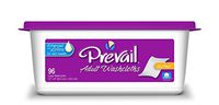 Adult Prevail Disposable Bath Washcloths Moist Wipes (3 Tubs of 96) 288/CS WW901