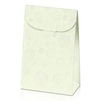 JGB Online Retail White Gift Boxes Set of 6, 9 x 2.6 x 6.3 inches, Cardboard Gift Boxes with Lids and Handle for Gifts and Many Other Occasions