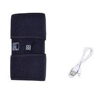 Cold/Heat Therapy Knee Brace Wrap Support Thermotherapy Heating Pad Hot Compress Sprains Arthritis Pain Relief,Black