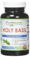Pure Naturals Holy Basil Extract Vcaps, 500 mg, 120 Count
