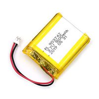 AKZYTUE 3.7V 1600mAh 903742 Lipo Battery Rechargeable Lithium Polymer ion Battery Pack with JST Connector