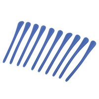 Jili Online 10 Pieces Eyeglasses Sunglasses Soft Silicone Rubber Temple End Tip Ear Sock Pieces Ear Tubes Replacement Repair 4 Colors - Blue