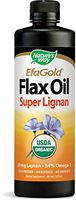 Nature's Way EfaGold Flax Oil Super Lignan USDA Organic 35 mg, 16 fl. oz.