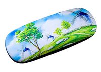 PU Leather Hard Shell Eyeglass Case Glasses Storage Case Protective Case for Glasses Cartoon Windmill - 02