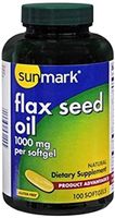 sunmark - Flax Seed Oil Supplement - 1000 mg Strength - Softgel - 100 per Bottle-McK