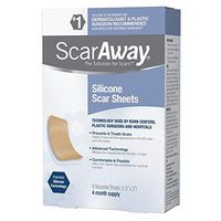 Professional Grade Silicone Scar Treatment Sheets, Prevents & Treats Old and New Scars, 8 Count 2-Pack