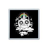 XIANN Care Contact Lens Box Holder Container Case Storage Eyecare Kit - This Is Your Cat On Catnip