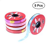 Yardwe 5 PCS Decor Ribbons Wedding Festive Party Gift Packing Ribbons DIY Accessories Decoration