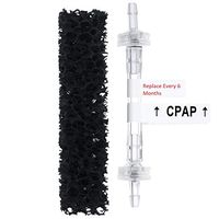 Essential Values 6 Month Supply Cartridge Filter Replacement (Charcoal Sponge + Check Valve) – an Aftermarket Replacement for SoClean 2 Machines | Model SC1200 – Grey Cartridge Sold Separately