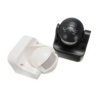 XNEMON 180 Degree Outdoor Security PIR Infrared Motion Sensor Detector Movement Switch Black White 220-240V 50Hz