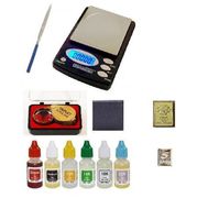 PuriTEST Pack of Test Acids Plus Electronic Scale Machine, Diamond Loupe, Silver and Gold Bars and More!