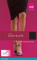Mediven Sheer & Soft 20-30mmHg Knee High Socks - Smoke Size II - 43022