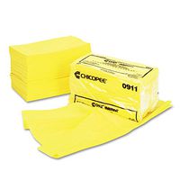 Chix 0911 Masslinn Dust Cloths, 24 x 24, Yellow, 50/Bag, 2 Bags/Carton