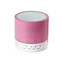 Mini Wireless Portable LED Bluetooth Speaker for iPhone iPod and Android System Equipment(Pink)