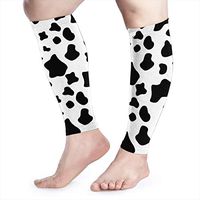 Cow Print Unisex Calf Compression Sleeve - Leg Compression Socks for Running, Shin Splint, Calf Pain Relief, Leg Support Sleeve