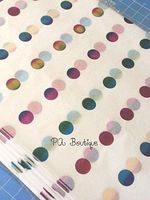 50ct Metallic Rainbow Polka DOTS White Tissue Paper for Gift Wrapping 20"x30" Sheets