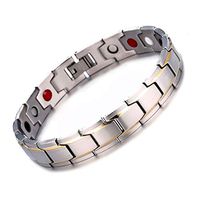 Health Magnetic Bracelet Men,can be Used to Relieve Arthritis, Joint Pain, etc, Bracelet for Men,White