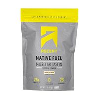 Ascent Native Fuel Micellar Casein Protein Powder - 2 Lbs - Vanilla Bean