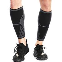 Beister 1 Pair 20-30mmHg Calf Compression Support Sleeves for Women & Men, Knitted Footless Leg Sock Sleeves for Shin Splint, Calf Pain Relief, Faster Recovery, Sports, Running, Travel, Nurse